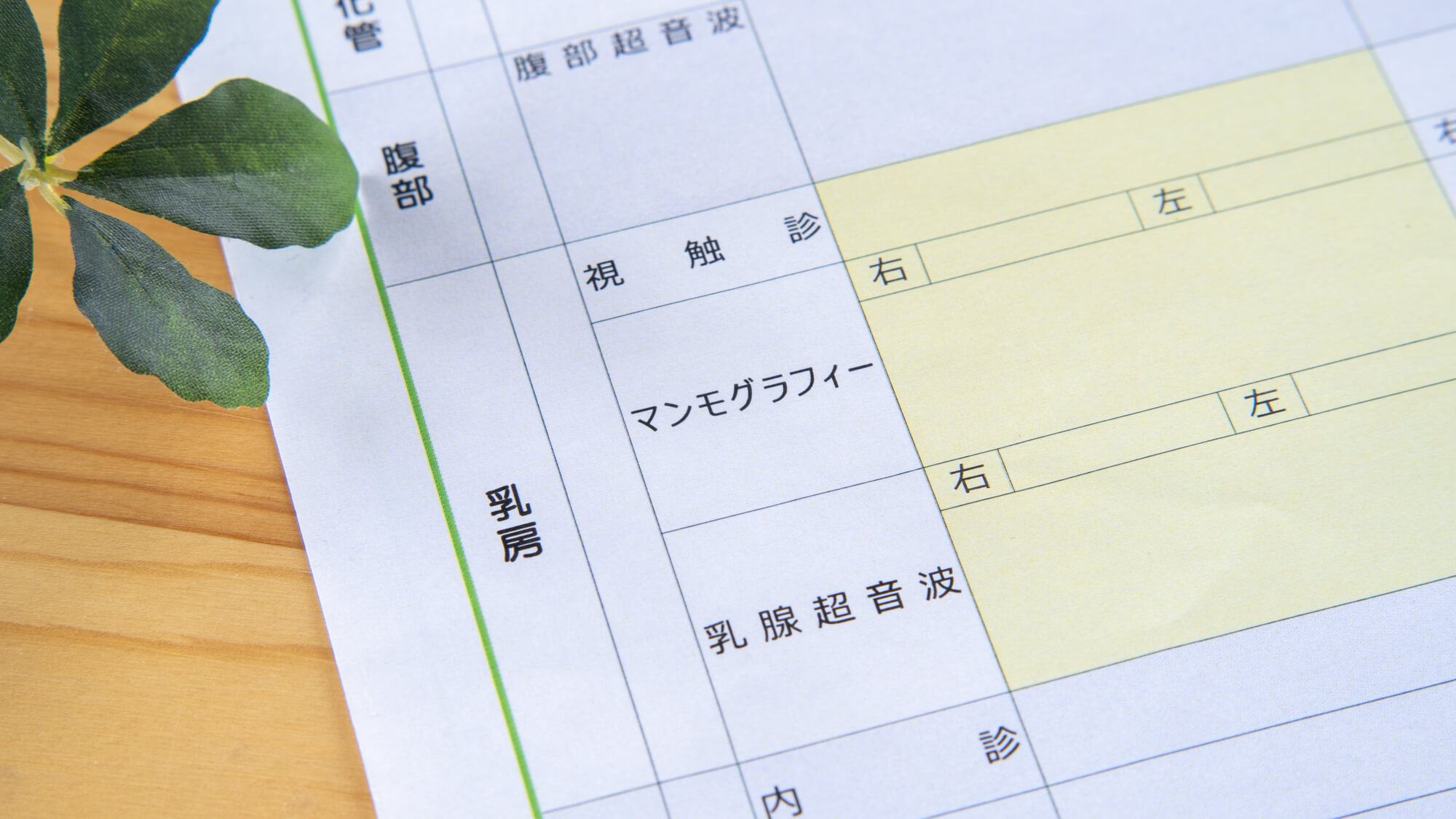乳がんの検査